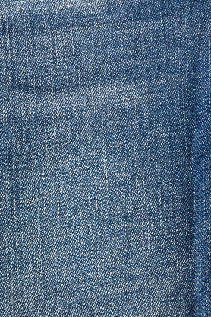 Recycled: schmale Stretchjeans mit hohem Bund