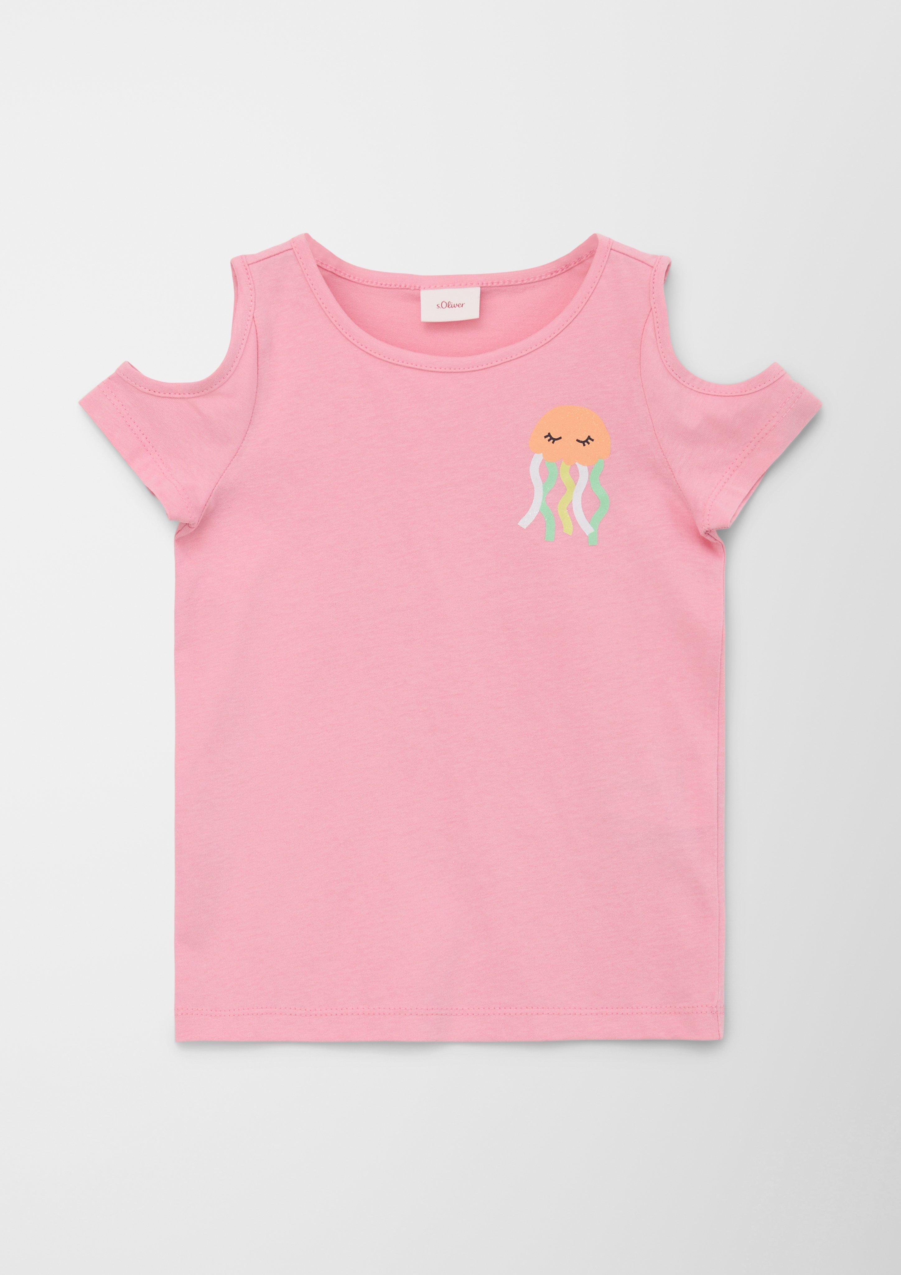 T-Shirt mit Glitzer-Print  2130573-4325