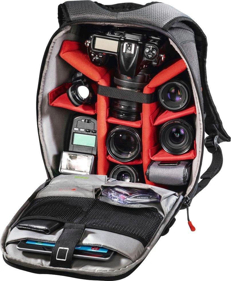 Hama Fotorucksack Kamerarucksack f. DSLR Kamera Objektive Zubehör Tablet Profitour 180