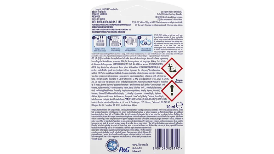 Febreze 3VOLUTION Duft-Stecker Nachfüllflakon Frühlingserwachen 20 ml