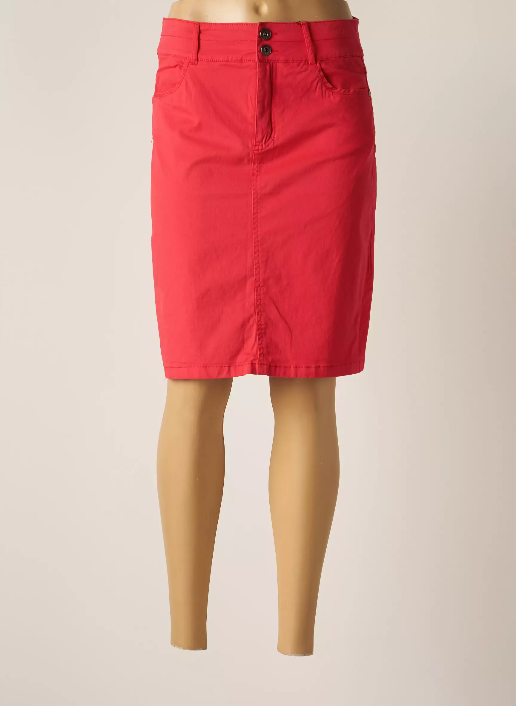 Jensen Jupes Mi Longues Femme couleur rouge