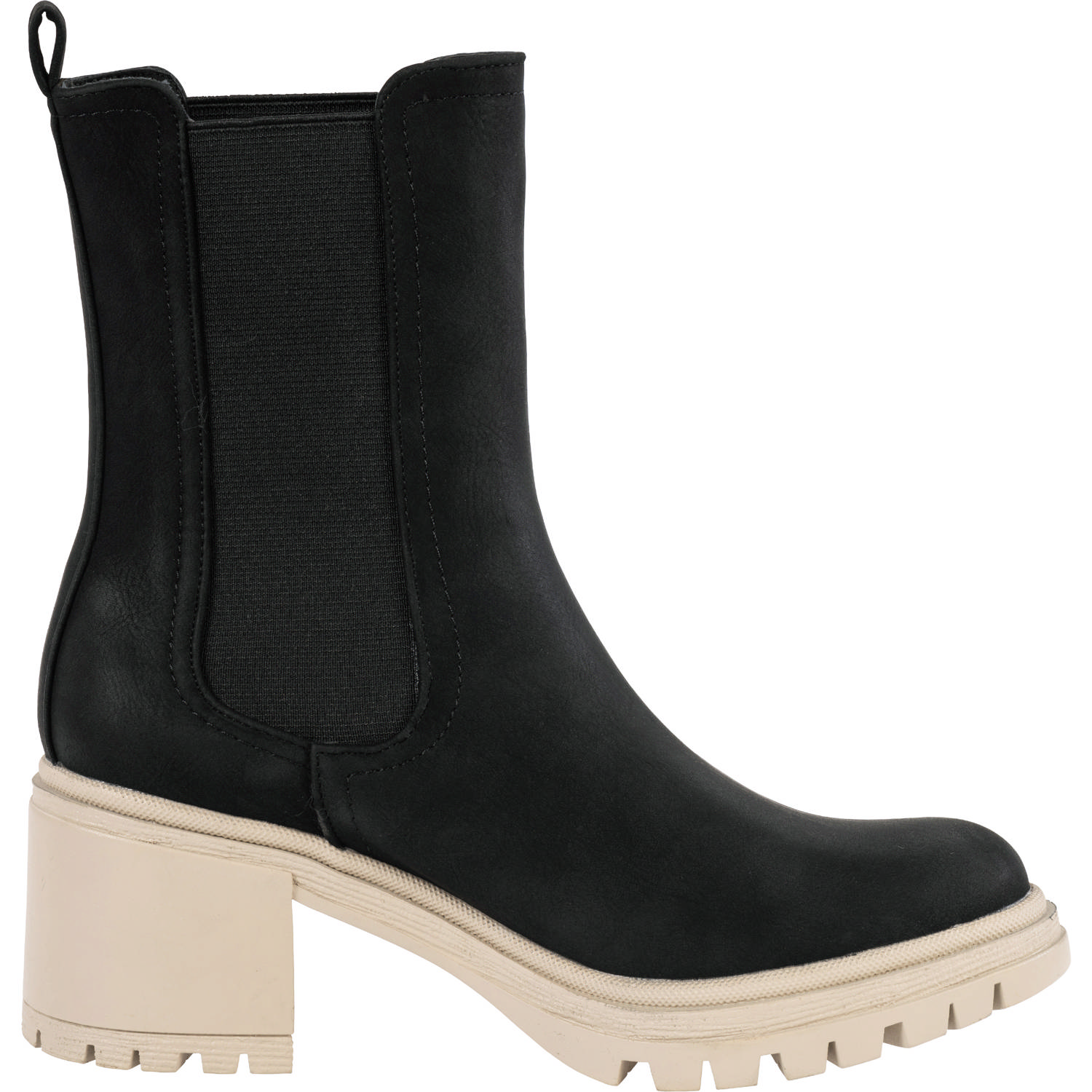 Palado Thasos 018-1401, Chelsea Boots, Damen, Schwarz/Cream
