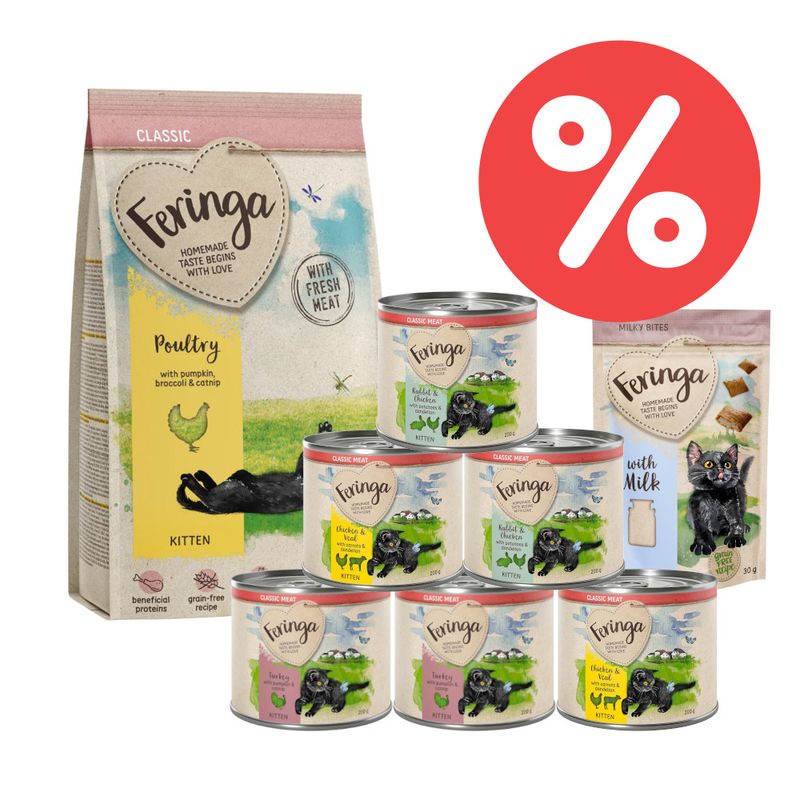 Feringa Kitten Starter-Paket + Snack zu TOP-Preisen