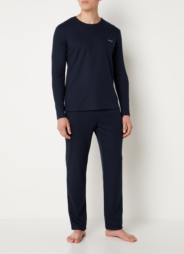 Haut de pyjama texturé gaufré HUGO BOSS