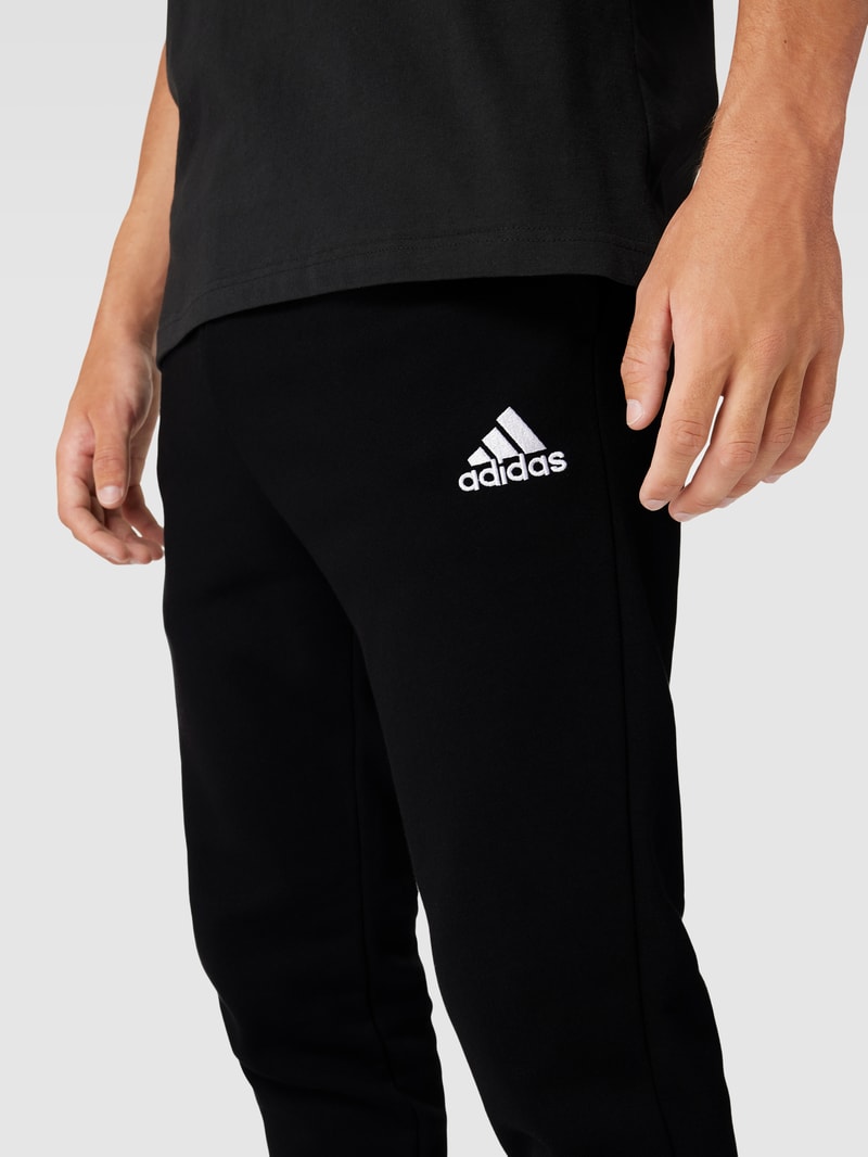 Sweatpants mit elastischem Bund Modell 'FEEL COZY' in schwarz