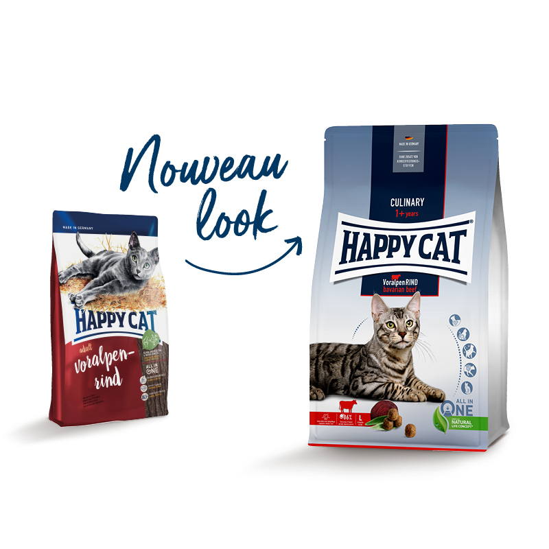 HAPPY CAT Trockenfutter HAPPY CAT Culinary Adult Voralpen Rind 1,3 kg