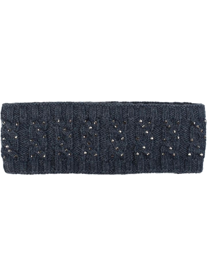 styleBREAKER Strick Stirnband in Blau günstig kaufen onesize