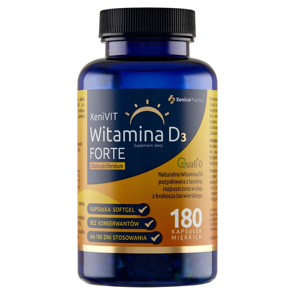 XeniVIT Vitamin D Forte 180 kapsula