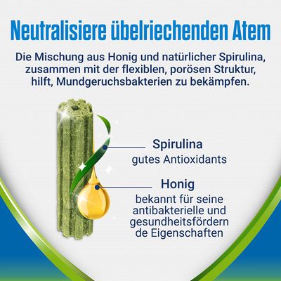 PURINA Dentalife Active Fresh Tägliche Zahnpflege-Snacks für mittelgroße Hunde