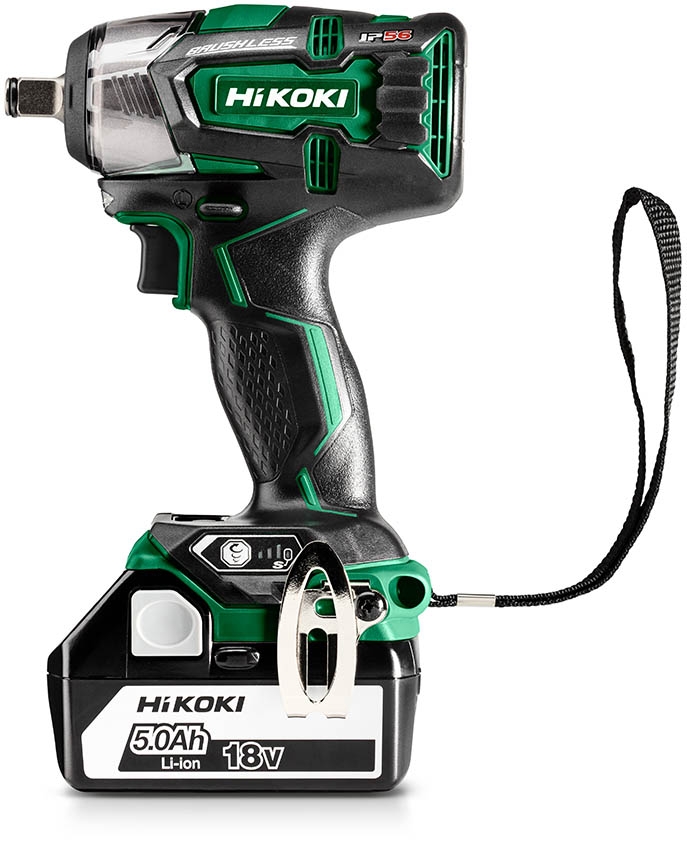 HiKOKI WR18DHWPZ Schlagschrauber mit 18-Volt-5,0-Ah-Li-Ion-Akku im Hikoki Systemkoffer II