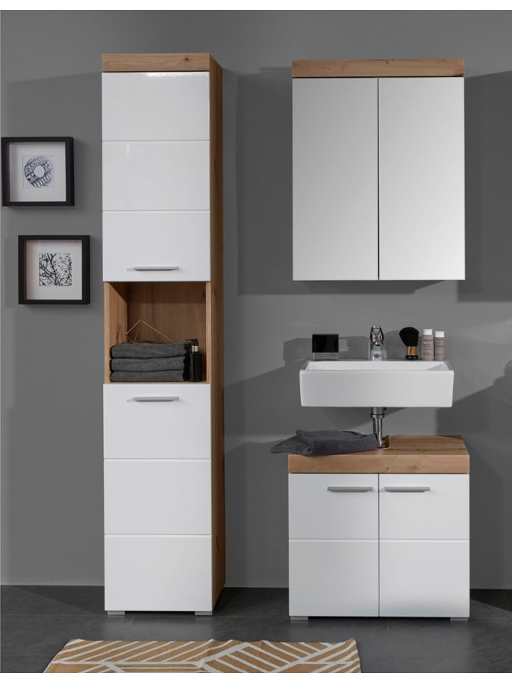 ebuy24 Spiegelschrank AmandaMando Eiche Dekor 60 x 17 cm günstig kaufen onesize