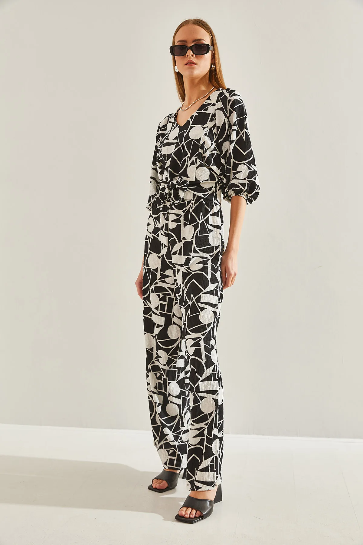 Bianco Lucci  Zweiteiler - Schwarz - Regular Fit