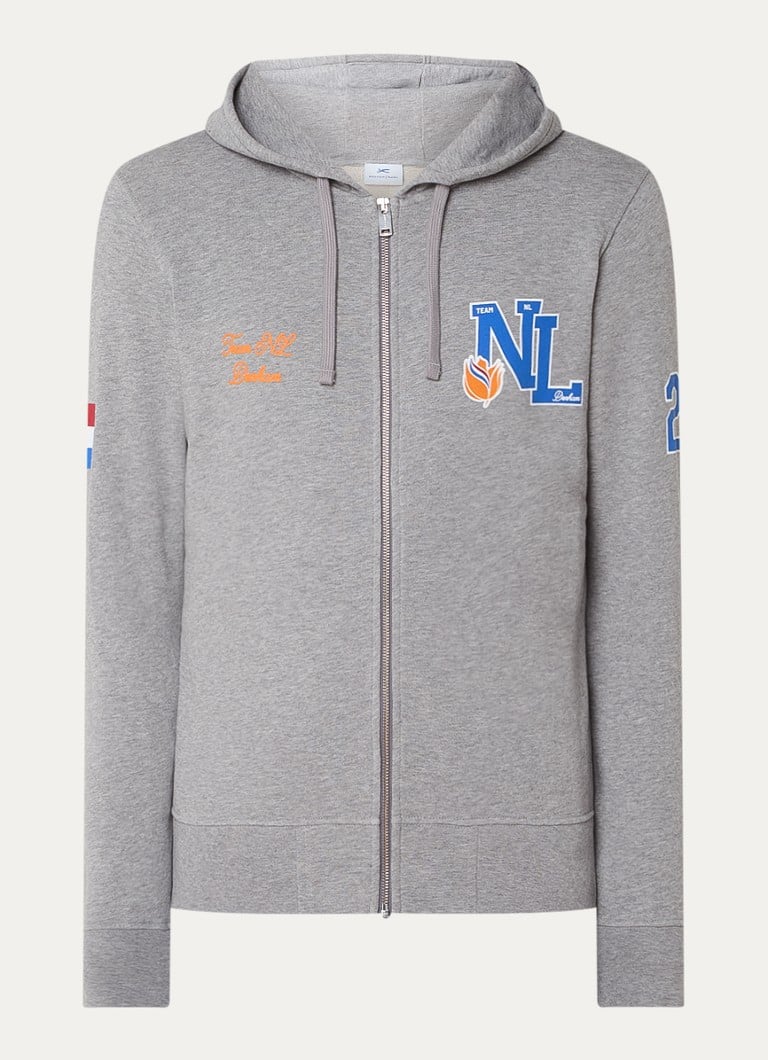 Mikina Denham s logom a potlačou na chrbte