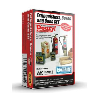Extinguishers, Boxes And Cans Set