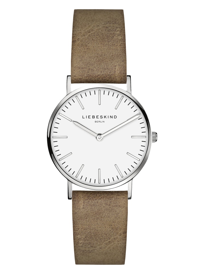 LIEBESKIND BERLIN Armbanduhr in Hellbraun günstig kaufen onesize