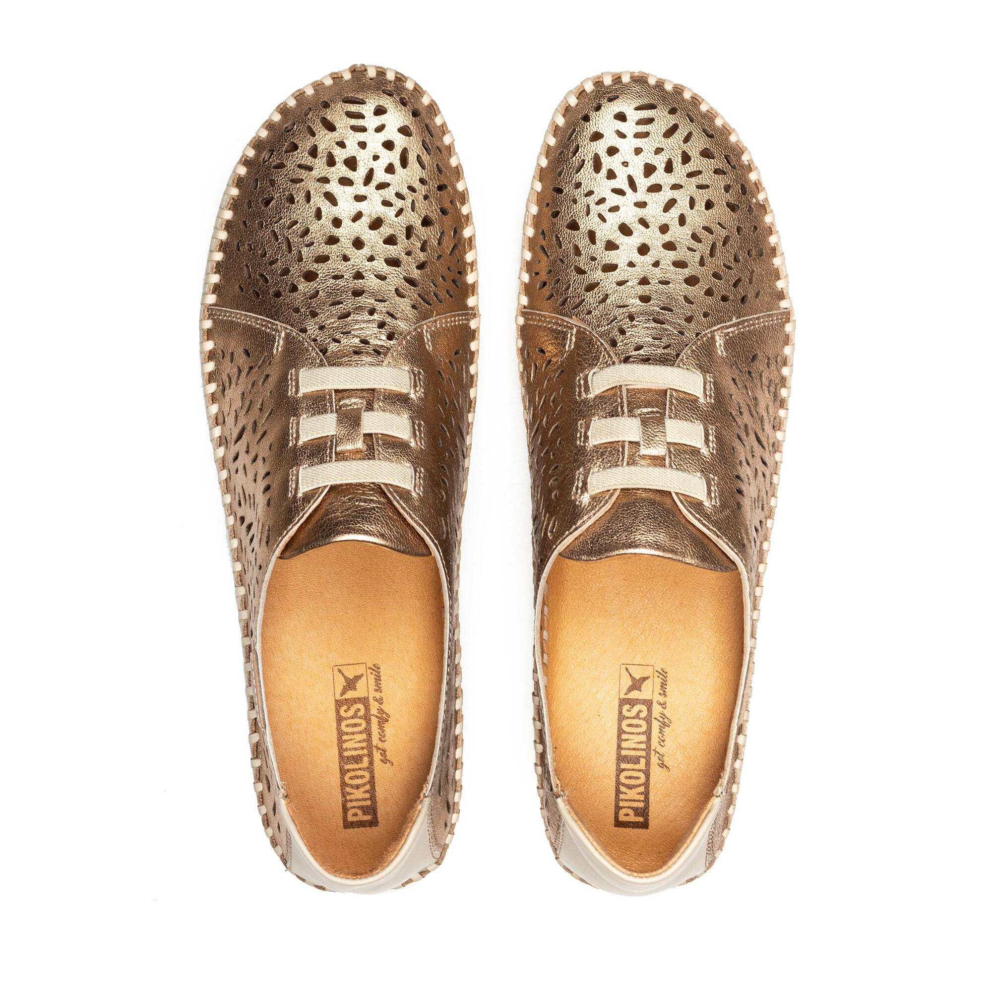 Buty damskie z gumką - SZAMPAN