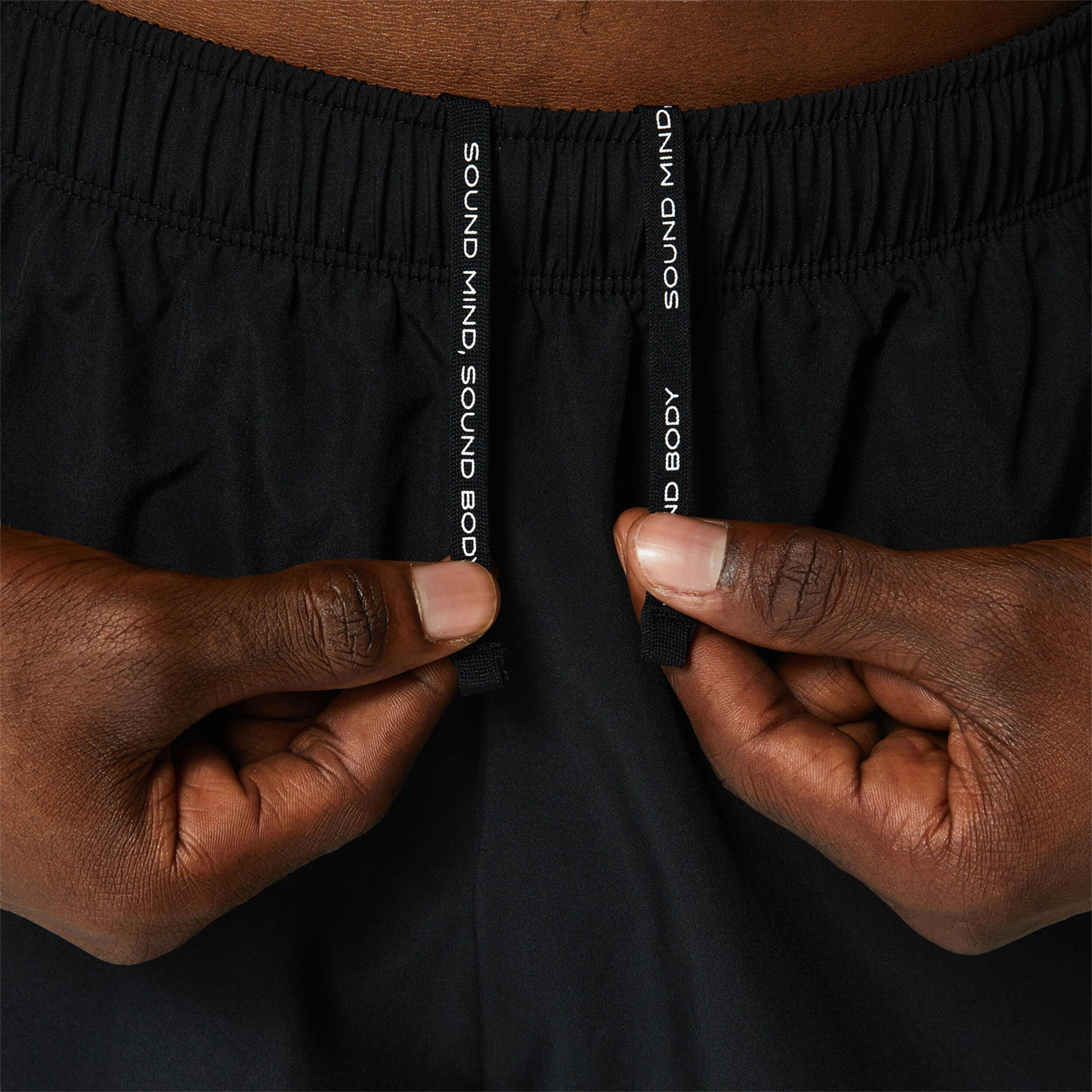 Icon Laufshorts Herren - Schwarz, Grau