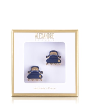Alexandre de Paris Pince Vendôme Mini Dunkelblau 1,7 cm Haarspangen-2 Stk