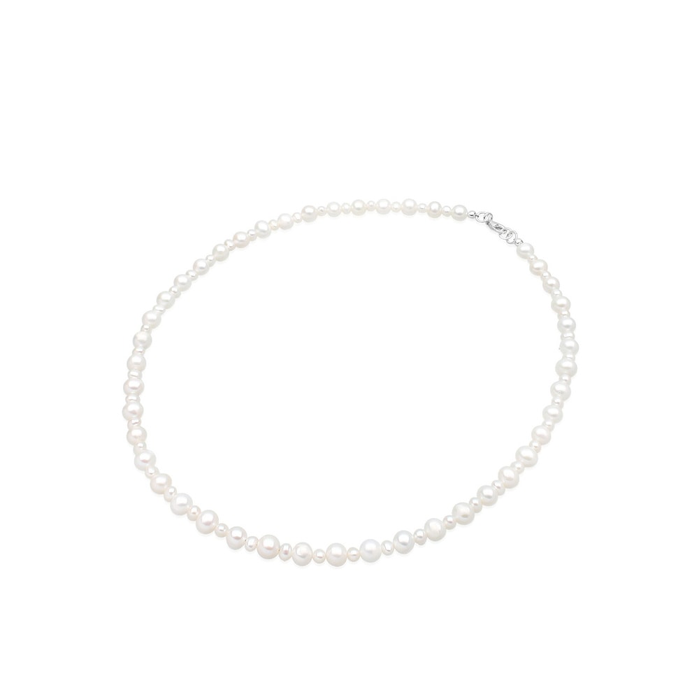 Elli Elli Collier Zeitlos Süwasserzuchtperlen 925 Sterling Silber collier