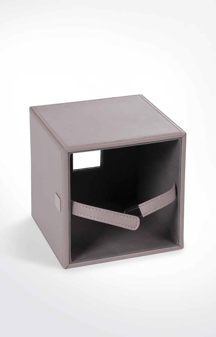 Kosmetiktuch-Spender Bathline, Grau-Rosé