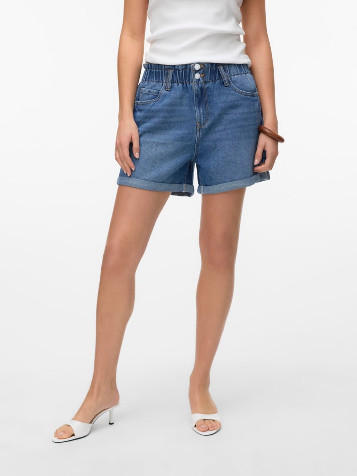 Vero Moda Jeans-Shorts in Medium Blue Denim günstig kaufen