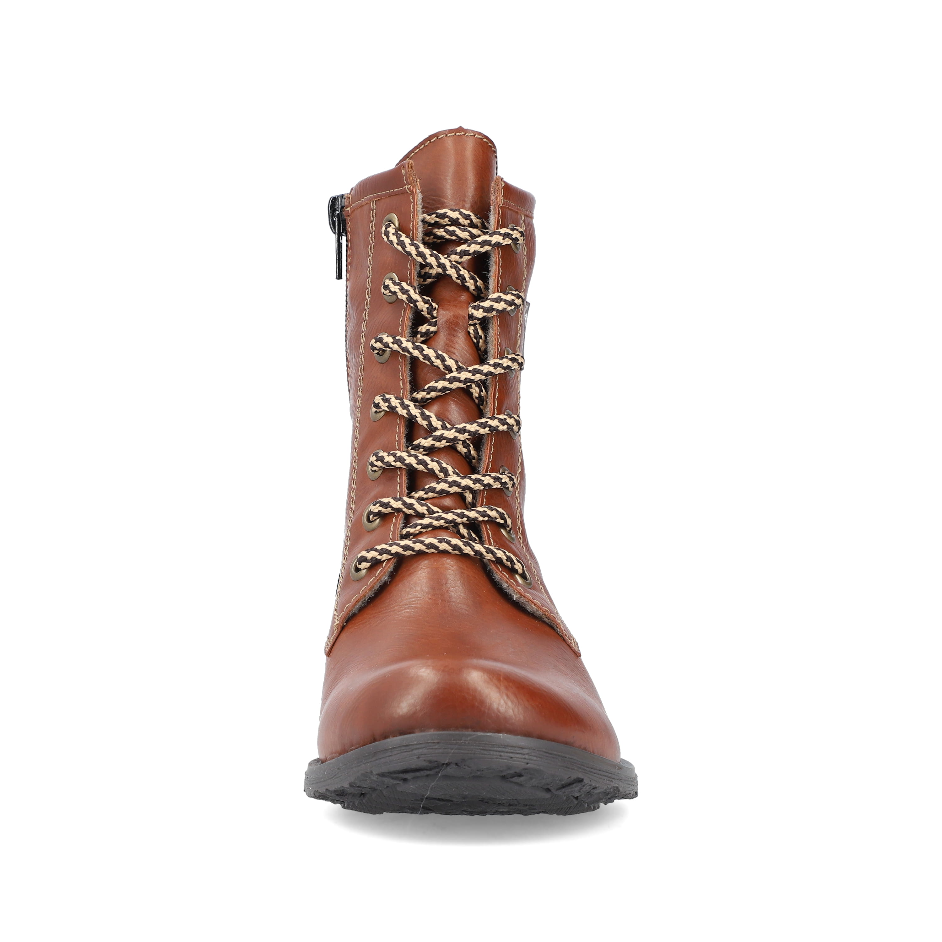 Rieker Damen Schnürstiefel fuchsbraun