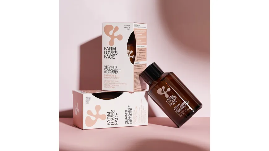 Farm loves Face Toner mit veganem Kollagen + Bio-Hafer 100 ml