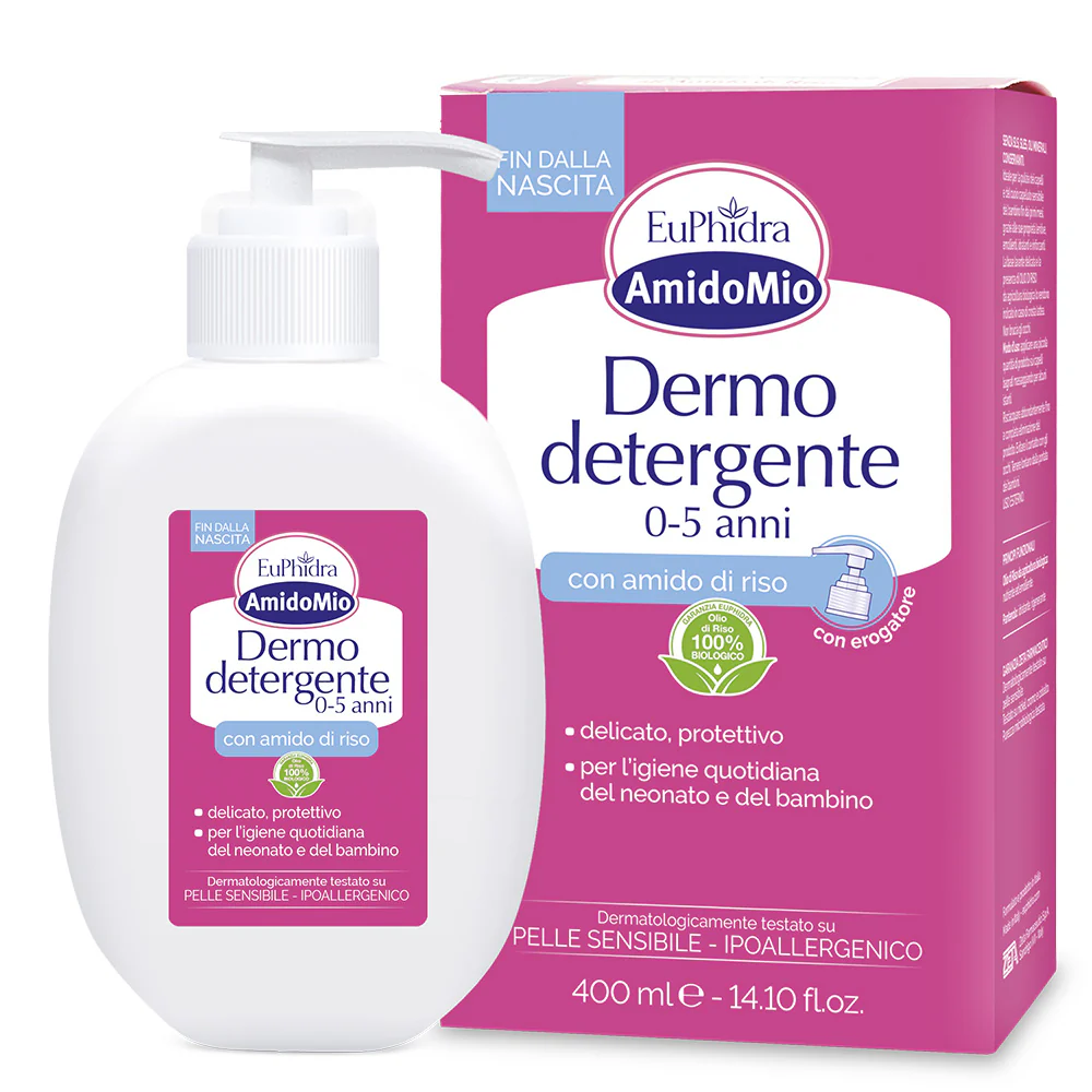 Limpiador facial Amido Mio Dermo para bebés de 0 a 5 años - Baño y ducha, cuidado del bebé, productos para niños