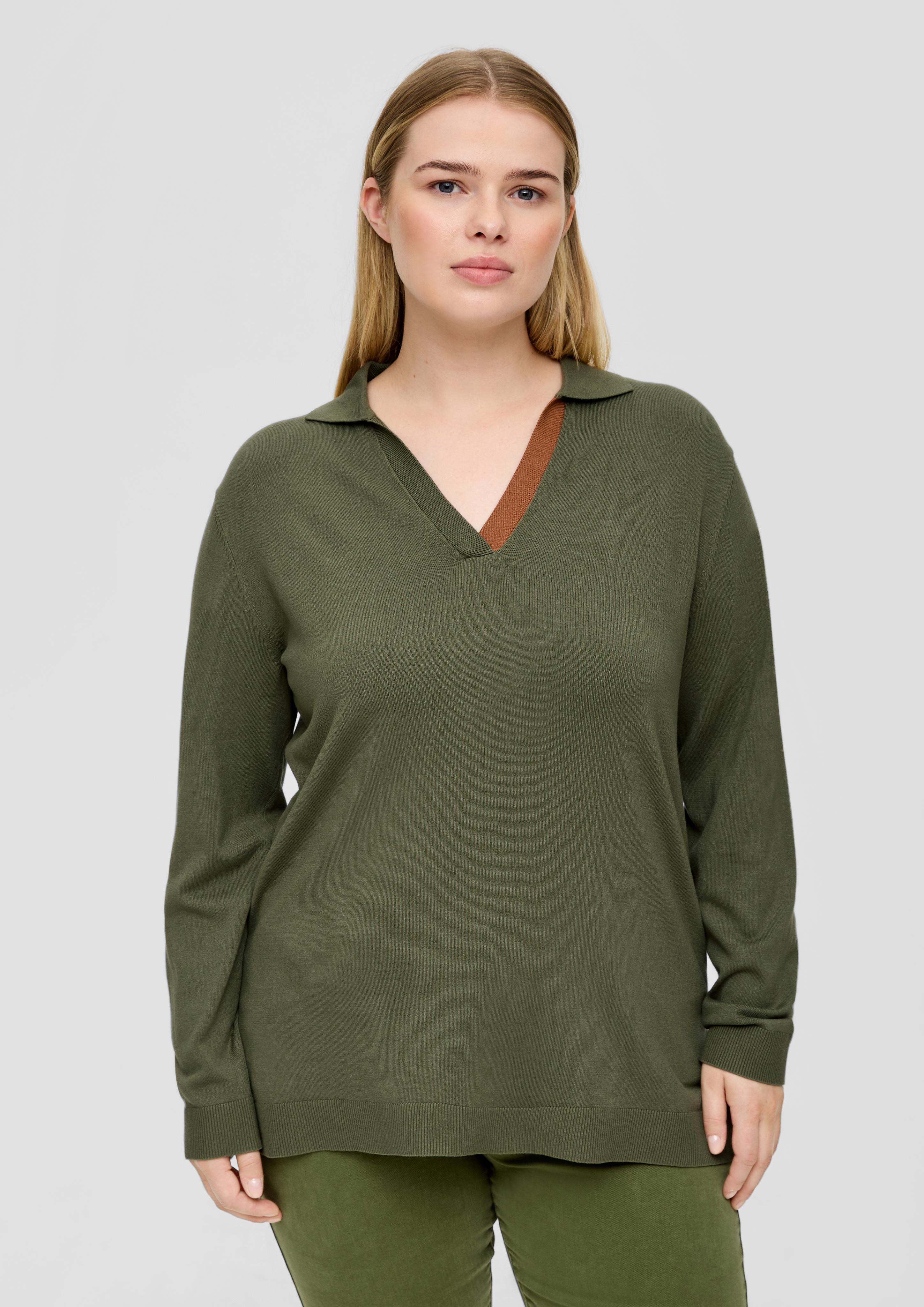 Strickpullover mit Colour Blocking  2136631-7810
