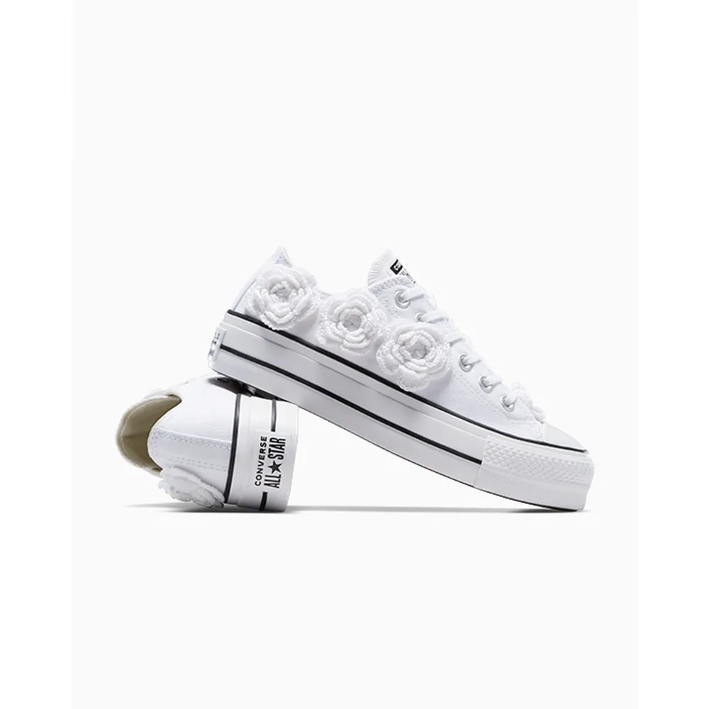 Converse Chuck Taylor All Star Lift 3D Flowers A10228C / weiss