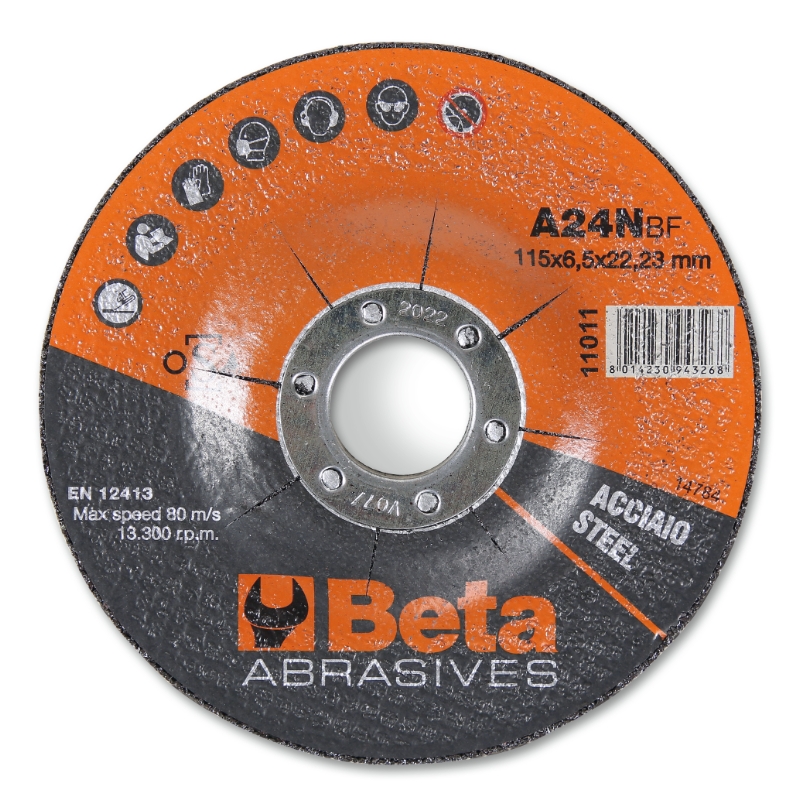Beta 110110125 11011 125X6.5-Deburring Disc Continuous 125 Ø mm