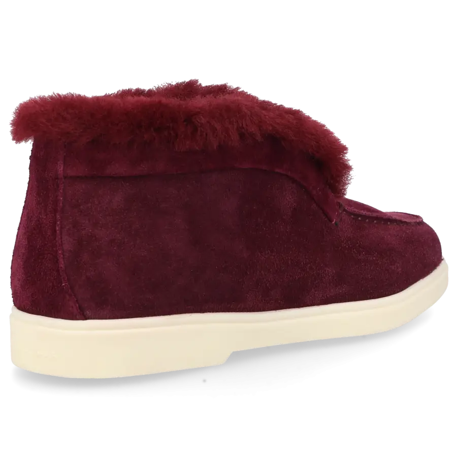 Santoni - Stiefeletten DESERT BOOT Veloursleder - rot