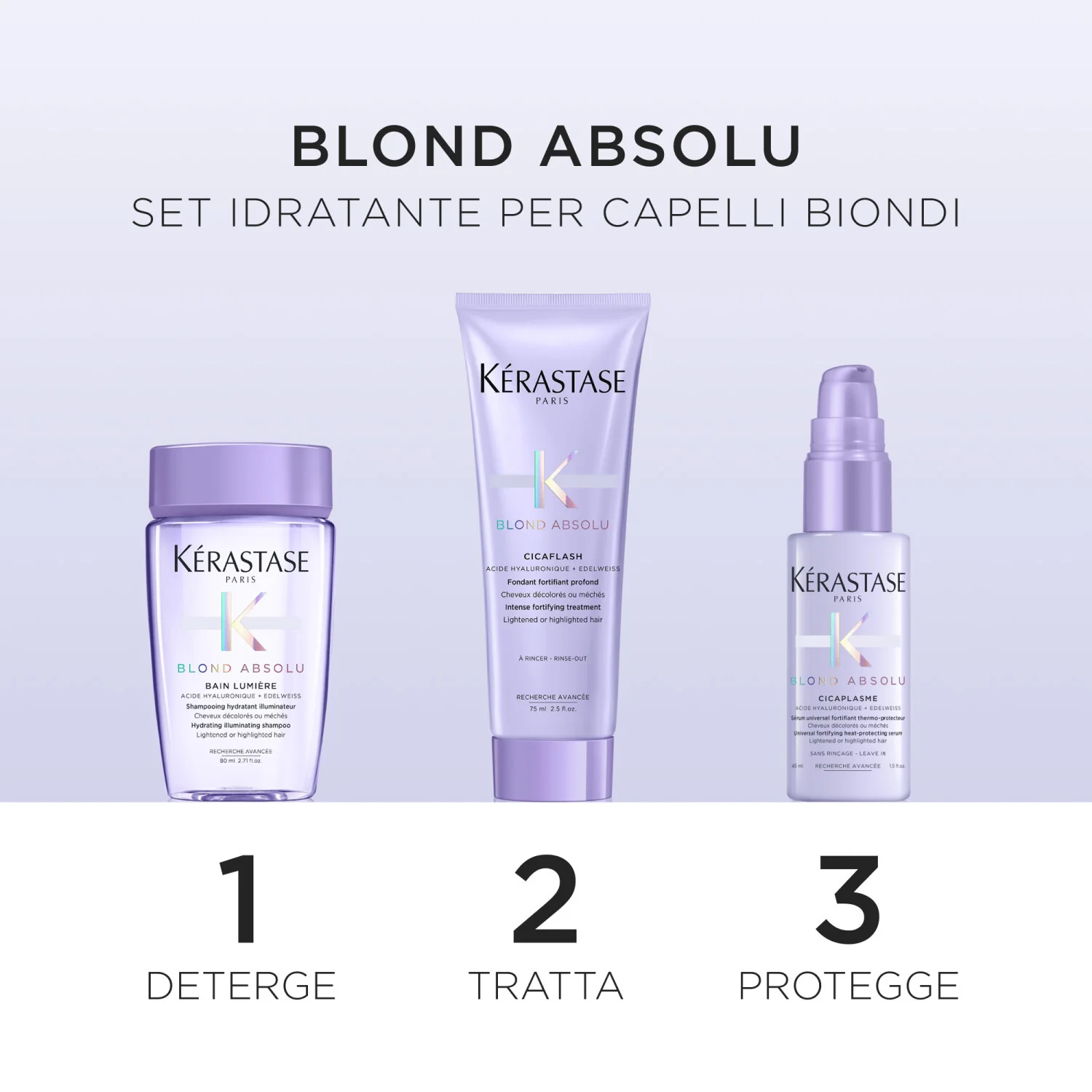 Blond Absolu Cofanetto Hydration Care Set - Cofanetti per Capelli, Shampoo Illuminante