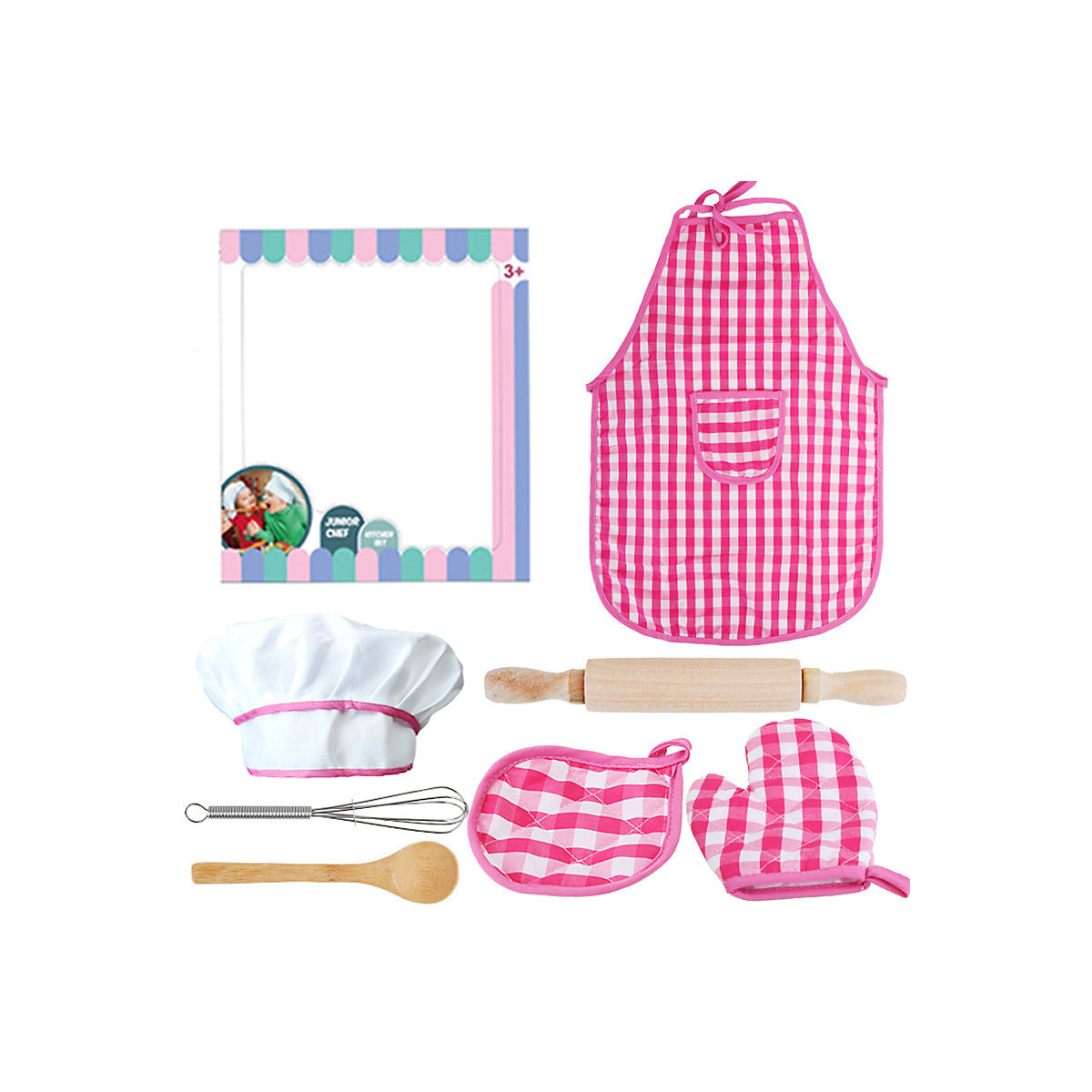 Backkochset für Kinder Kinder Backen Kleidung Kuchen Kleidung Schürze Form Set