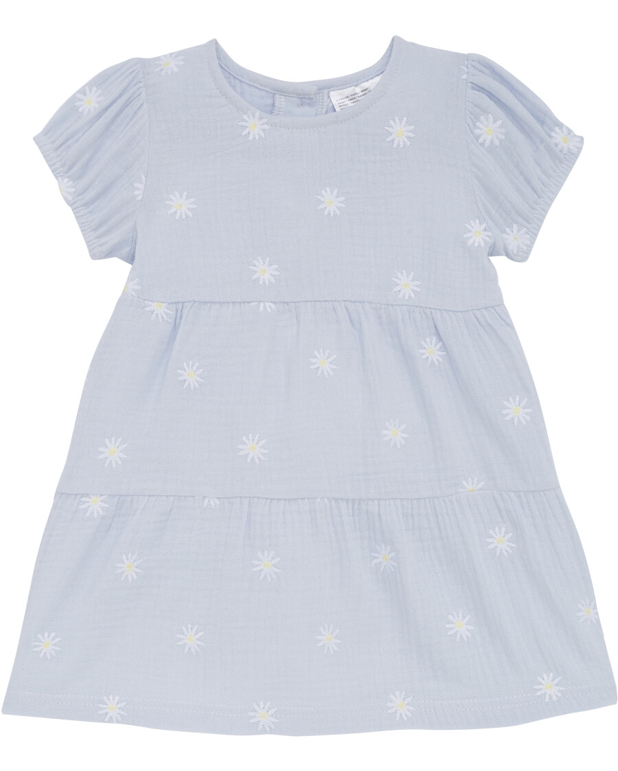 Musselin-Kleid Blumen