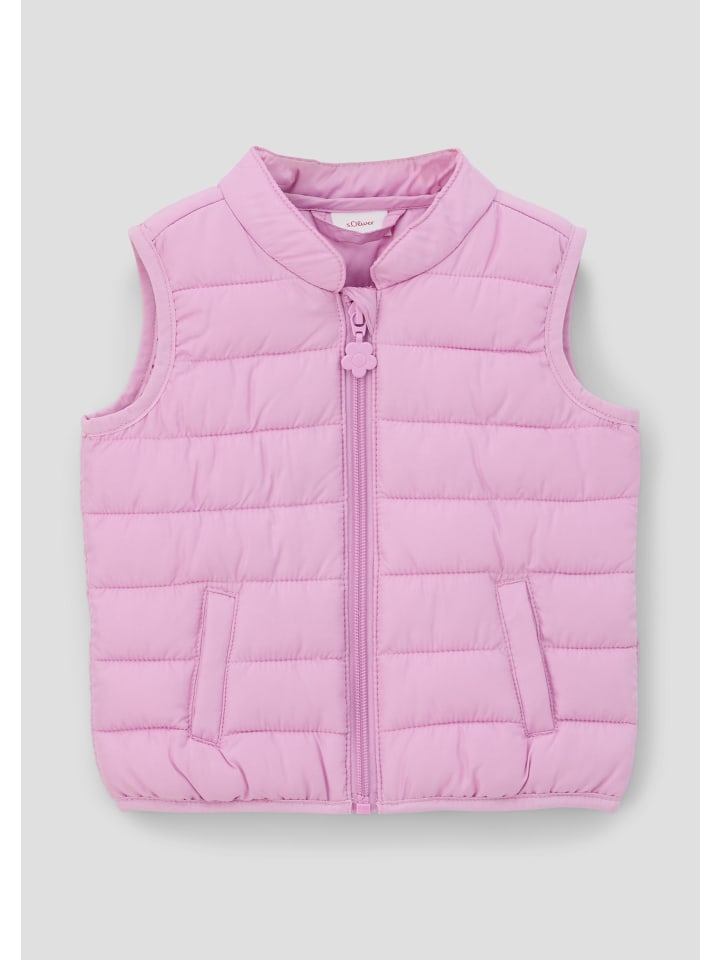 s.Oliver Outdoor-Weste ärmellos in Pink günstig kaufen