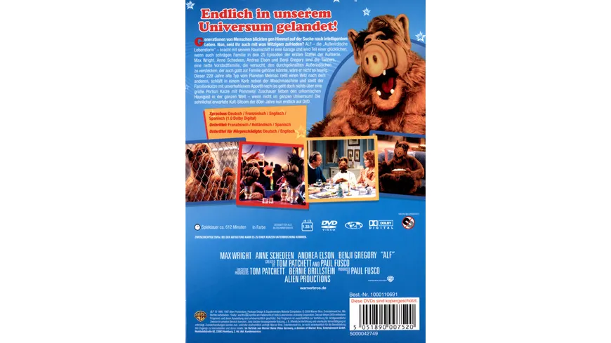 Alf - Staffel 1  [4 DVDs]