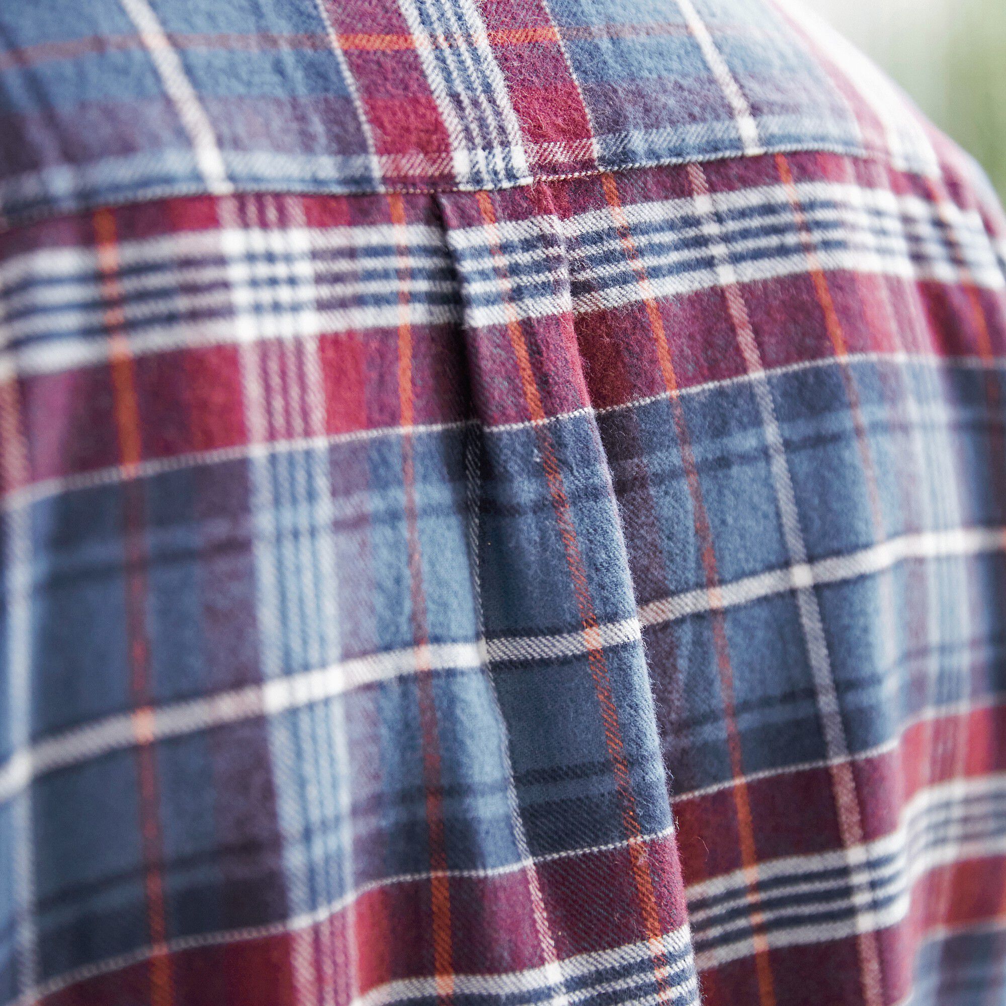 Chemise extra-longue carreaux flanelle