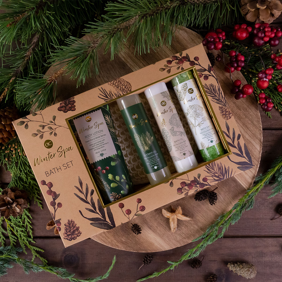 accentra Badeset WINTER SPA in Geschenkbox