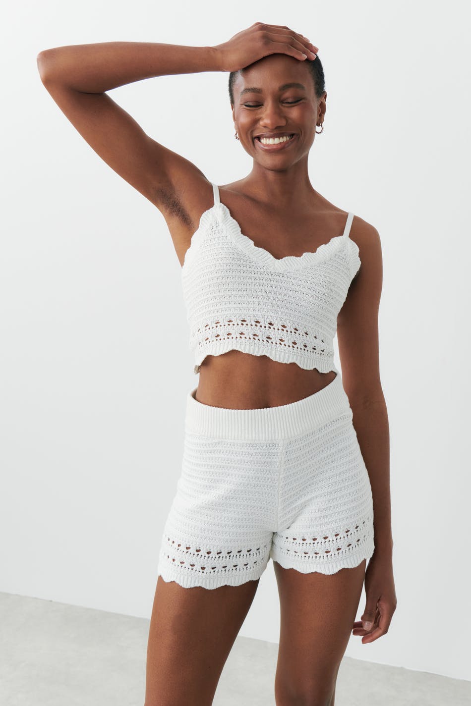 Knitted singlet