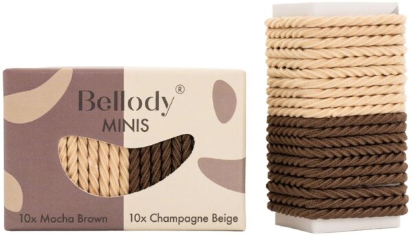 Bellody Braun & Beige - Mischpaket Haargummi