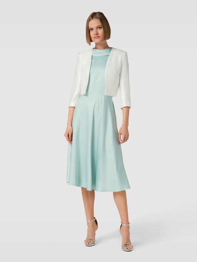 Cocktailjacke mit Effektgarn in ecru