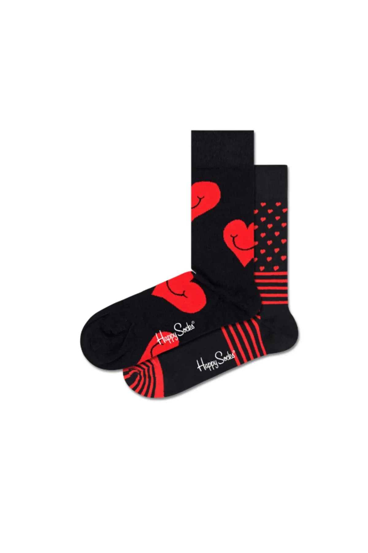 Happy Socks  2er-Pack Socken-Geschenkset „I Heart You“.