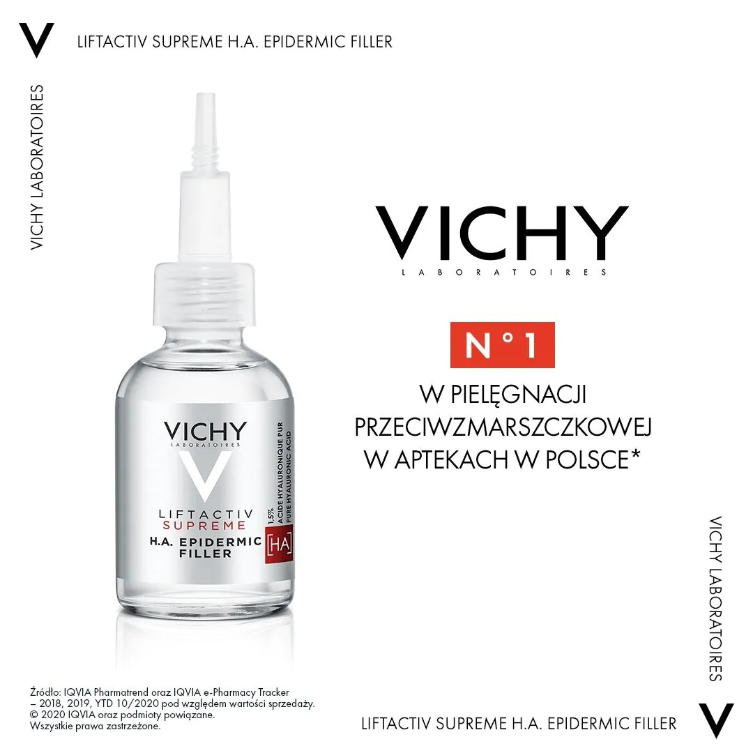 Vichy Liftactiv Supreme HA epiderminio užpildo serumas nuo raukšlių