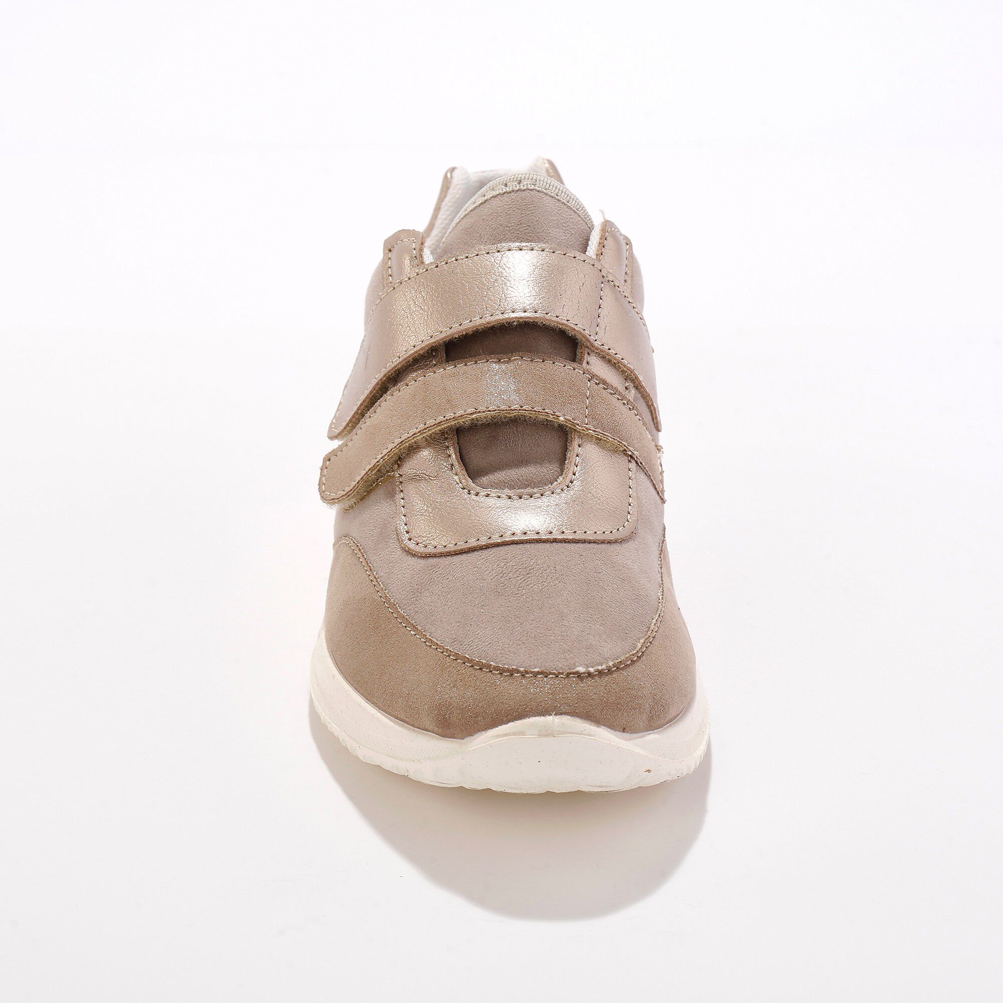 Baskets scratchées spécial pieds sensibles en tissu extensible