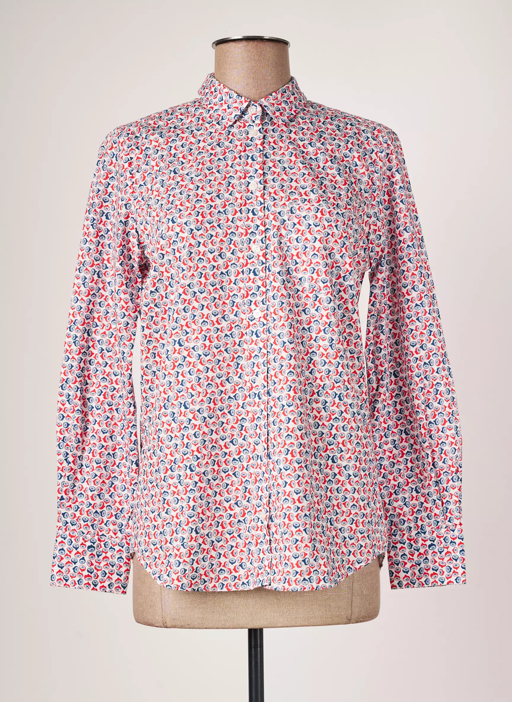 Ox Ville Chemisiers Femme couleur rouge