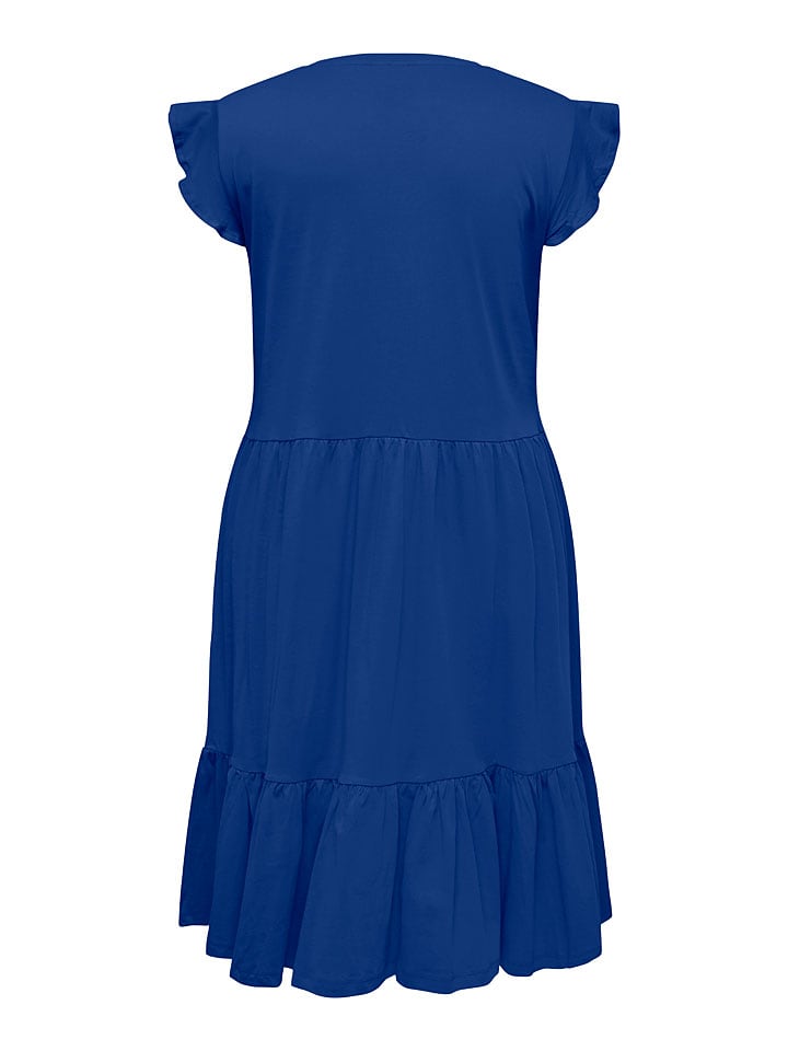 ONLY Carmakoma Kleid in Blau günstig kaufen