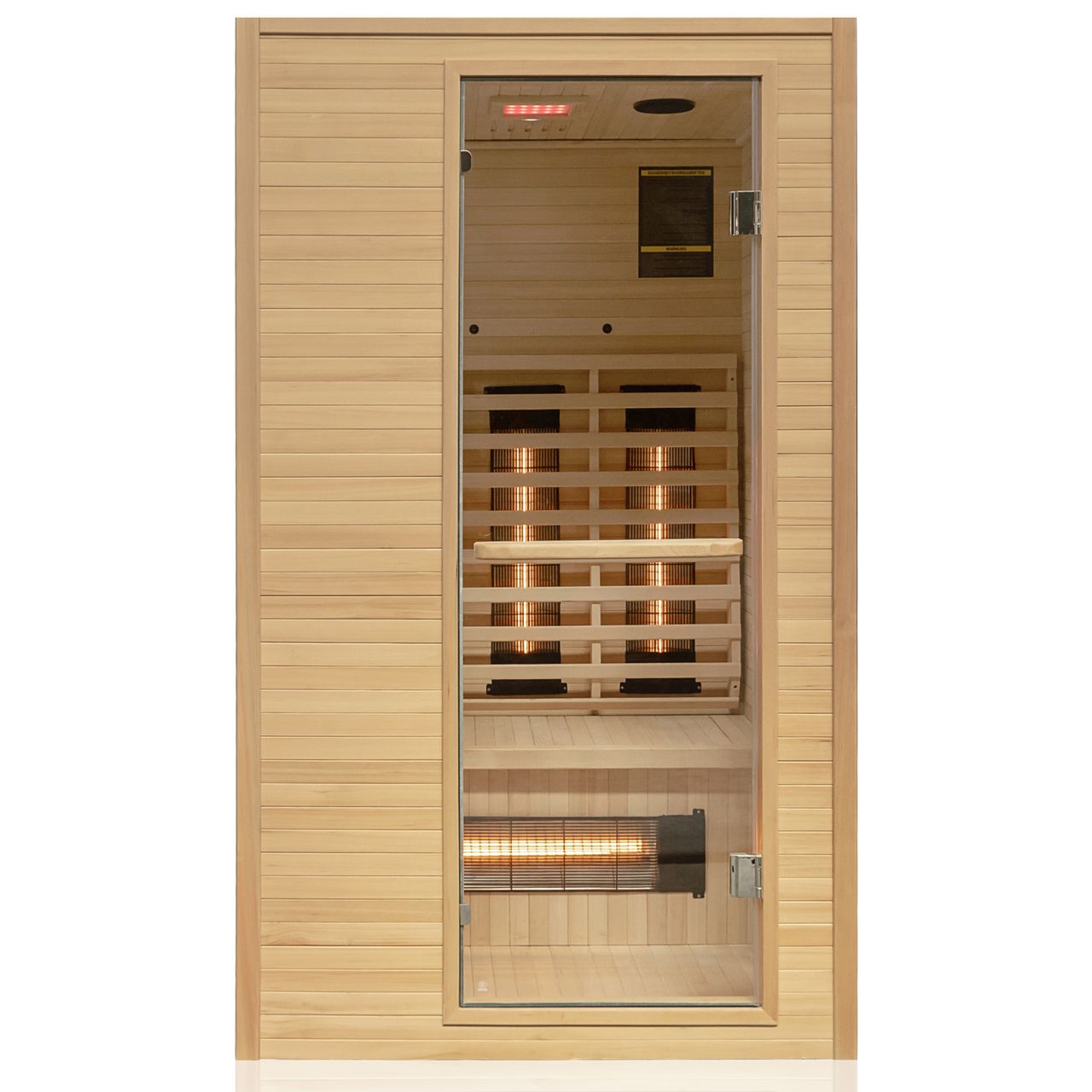 TroniTechnik Dewello® Infrarotkabine Infrarotsauna CALGARY 115cm x 105cm inkl. 5 Vollspektrumstrahler