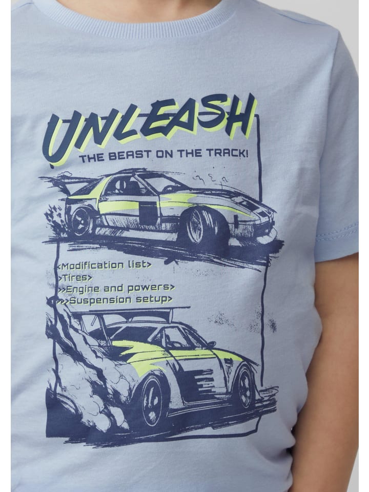 s.Oliver T-Shirt kurzarm in Blau günstig kaufen