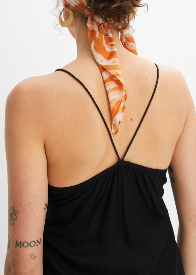 Kurzes Kleid mit elastischen Trägern